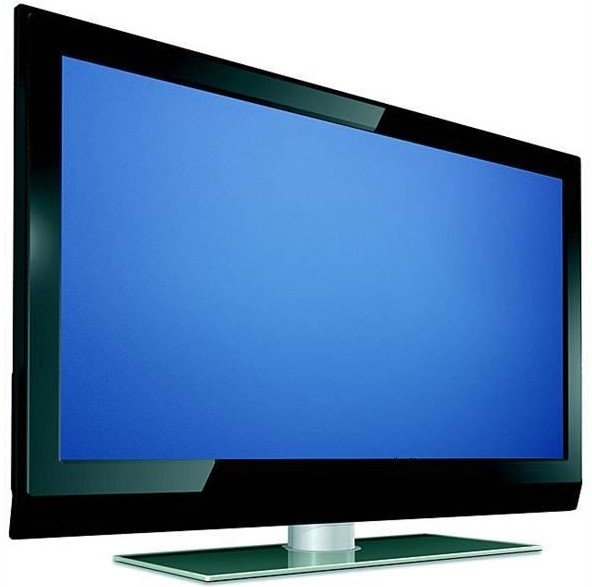 TV LED Gambar Biru